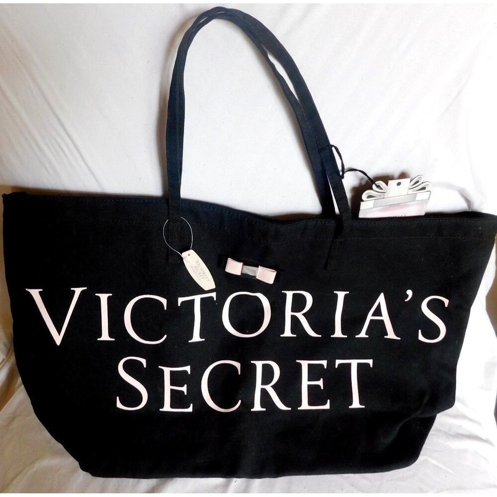 VICTORIA'S SECRET RN#70817 LARGE CANVAS 13''H x 16''L TOTE BAG